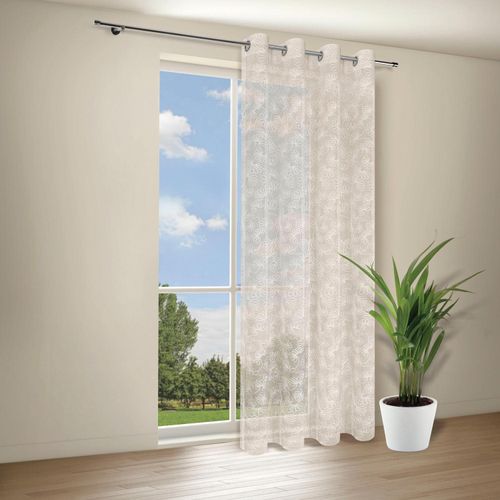 4007863685449 - Gardine Becky Gr 1 grau (taupe weiß) B140cm H245cm Wirkware Polyester Gardinen SB-Ösenschal Becky 4007863685449 - Gardine Becky Gr 1 grau (taupe weiß) B140cm H245cm Wirkware Polyester Gardinen SB-Ösenschal Becky
