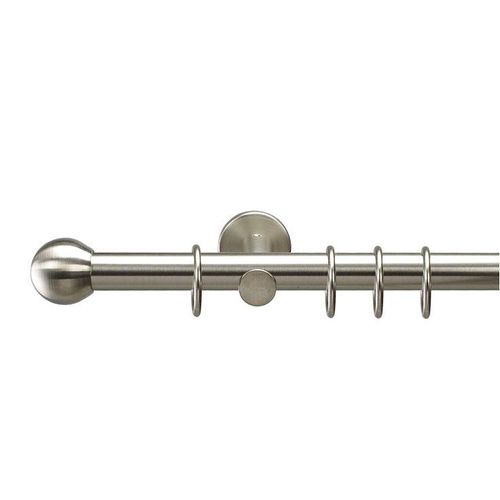 4016318027253 - Gardinenstange Gardinenstangen Gr L 120 cm Ø 20 mm silberfarben Gardinenstangen Wandmontage 4016318027253 - Gardinenstange Gardinenstangen Gr L 120 cm Ø 20 mm silberfarben Gardinenstangen Wandmontage