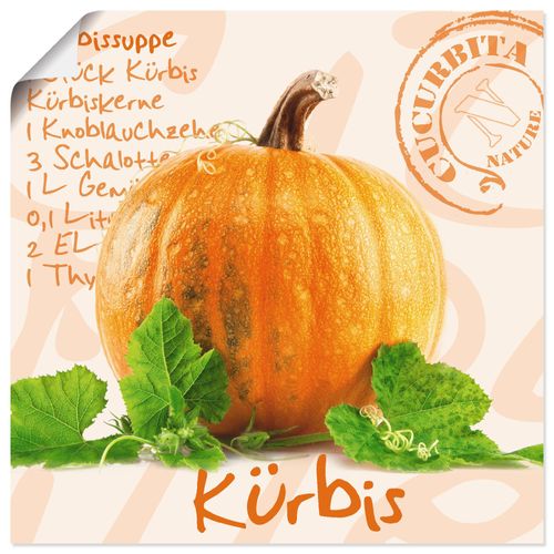 4055327614962 - Wandbild ARTLAND Gelber Kürbis mit grünen Blättern Bilder Gr B H 30 cm x 30 cm Poster Lebensmittel quadratisch 1 St orange Bild Poster Bilder als Alubild Leinwandbild Wandaufkleber oder in versch Größen 4055327614962 - Wandbild ARTLAND Gelber Kürbis mit grünen Blättern Bilder Gr B H 30 cm x 30 cm Poster Lebensmittel quadratisch 1 St orange Bild Poster Bilder als Alubild Leinwandbild Wandaufkleber oder in versch Größen