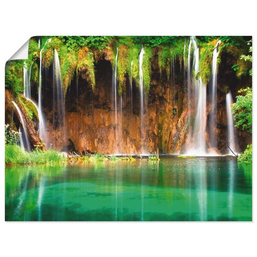 4062144499818 - Wandbild ARTLAND Schöner Wasserfall im Wald Bilder Gr B H 80 cm x 60 cm Poster Gewässer Querformat 1 St grün Bild Leinwandbild Kunstdrucke Bilder als Leinwandbild Wandaufkleber oder Poster in versch Größen 4062144499818 - Wandbild ARTLAND Schöner Wasserfall im Wald Bilder Gr B H 80 cm x 60 cm Poster Gewässer Querformat 1 St grün Bild Leinwandbild Kunstdrucke Bilder als Leinwandbild Wandaufkleber oder Poster in versch Größen