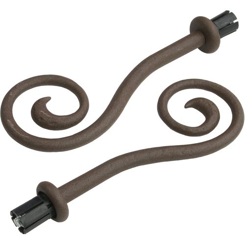 4016318009150 - Gardinenstangen-Endstück Endstück Endknopf Spirale Esperanca für 16 mm Stangen Gardinenstangenendstücke Gr 2 St braun (rostbraun) Gardinenstangen-Endstück Gardinenstangen-Endstücke Gardinenstangenendstücke Endstück Endknopf
