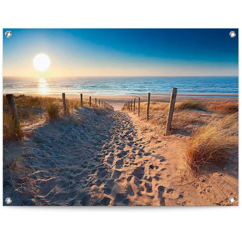 8714597628135 - Poster REINDERS Dünenweg zum Meer blau (farbe bild(er) blau) B80cm H60cm T01cm Leinwand Bilder 8714597628135 - Poster REINDERS Dünenweg zum Meer blau (farbe bild(er) blau) B80cm H60cm T01cm Leinwand Bilder