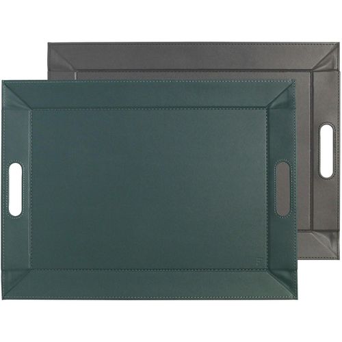 5020057333130 - Tablett FREEFORM DUO 2-farbiges Wendetablett Tablett und Tisch-Set in einem wendbar blau (petrol anthrazit) B41cm H08cm L55cm Kunstleder Tabletts mit Doppelfunktion pflegeleicht und kann platzsparend verstaut werden 5020057333130 - Tablett FREEFORM DUO 2-farbiges Wendetablett Tablett und Tisch-Set in einem wendbar blau (petrol anthrazit) B41cm H08cm L55cm Kunstleder Tabletts mit Doppelfunktion pflegeleicht und kann platzsparend verstaut werden