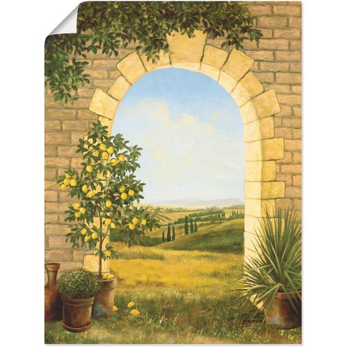 4055327286664 - Wandbild ARTLAND Zitronenbaum vorm Torbogen II Bilder Gr B H 45 cm x 60 cm Poster Fensterblick 1 St beige (naturfarben) Bild Poster Bilder als Alubild Leinwandbild Wandaufkleber oder in versch Größen 4055327286664 - Wandbild ARTLAND Zitronenbaum vorm Torbogen II Bilder Gr B H 45 cm x 60 cm Poster Fensterblick 1 St beige (naturfarben) Bild Poster Bilder als Alubild Leinwandbild Wandaufkleber oder in versch Größen