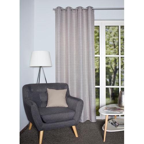 4056751531870 - Vorhang HOME WOHNIDEEN GIUSEPPE Gr 1 braun B140cm H245cm Polyester Gardinen Ösenschal Jacquardgemusert 4056751531870 - Vorhang HOME WOHNIDEEN GIUSEPPE Gr 1 braun B140cm H245cm Polyester Gardinen Ösenschal Jacquardgemusert
