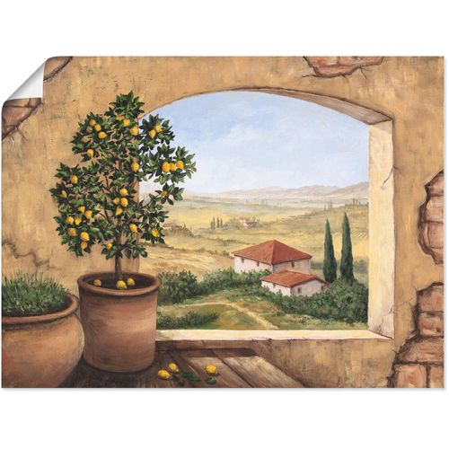 4055327293228 - Wandbild ARTLAND Fenster in der Toskana Bilder Gr B H 40 cm x 30 cm Poster Fensterblick 1 St beige (naturfarben) Bild Poster Bilder als Alubild Leinwandbild Wandaufkleber oder in versch Größen 4055327293228 - Wandbild ARTLAND Fenster in der Toskana Bilder Gr B H 40 cm x 30 cm Poster Fensterblick 1 St beige (naturfarben) Bild Poster Bilder als Alubild Leinwandbild Wandaufkleber oder in versch Größen