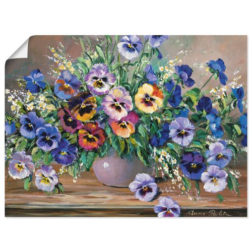 4055327604413 - Wandbild ARTLAND Stiefmütterchenstrauß Bilder Gr B H 60 cm x 45 cm Poster Blumen Querformat 1 St bunt Bild Poster Bilder als Leinwandbild Wandaufkleber oder in versch Größen 4055327604413 - Wandbild ARTLAND Stiefmütterchenstrauß Bilder Gr B H 60 cm x 45 cm Poster Blumen Querformat 1 St bunt Bild Poster Bilder als Leinwandbild Wandaufkleber oder in versch Größen