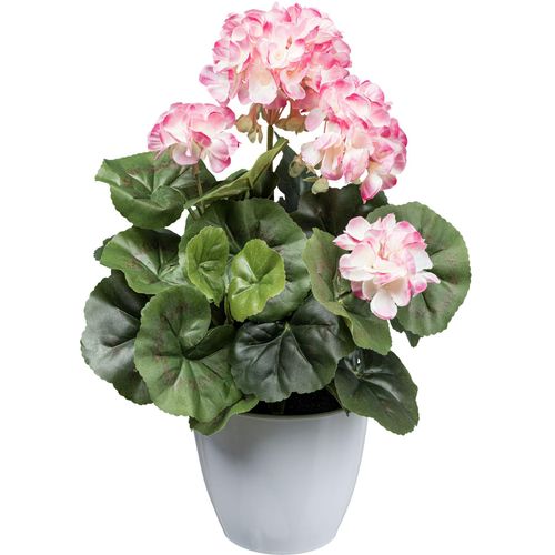 4064118144380 - Kunstblume CREATIV GREEN Mohn Kunstpflanzen Gr Ø H 20 cm x 34 cm 1 St rosa (rosa weiß) Kunst-Blumen mit dekorativer Blüte