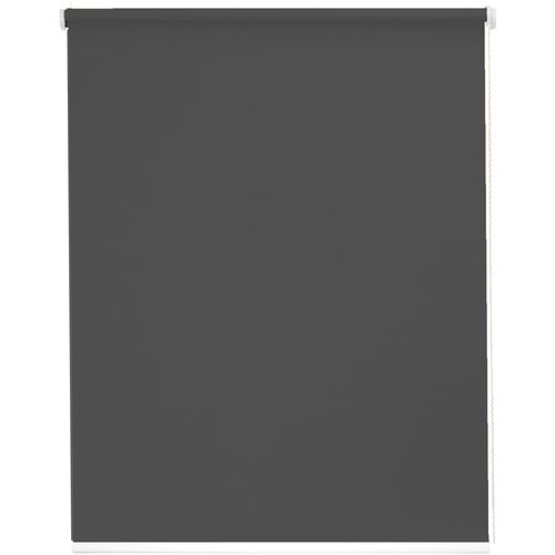 4001442725519 - Seitenzugrollo Youngstyle Uni grau (anthrazit weiß) B122cm H180cm Polyester Aluminium Kunststoff Rollos 4001442725519 - Seitenzugrollo Youngstyle Uni grau (anthrazit weiß) B122cm H180cm Polyester Aluminium Kunststoff Rollos
