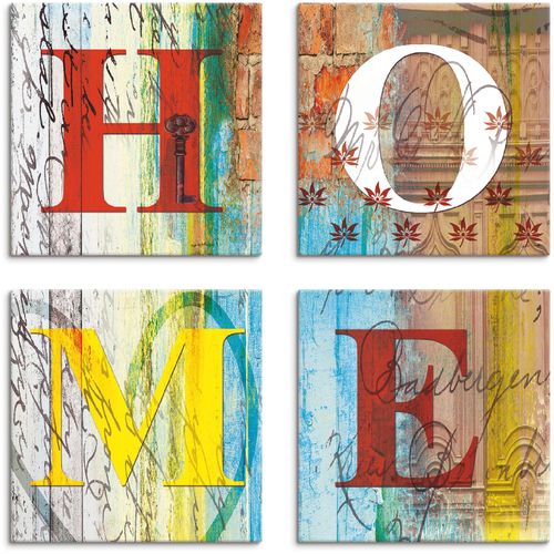 4059745626491 - Leinwandbild ARTLAND Buntes Zuhause Bilder Gr B H 20 cm x 20 cm Leinwandbild Sprüche & Texte quadratisch 4 St bunt Bild Leinwandbild Leinwandbilder Bilder 4er Set verschiedene Größen 4059745626491 - Leinwandbild ARTLAND Buntes Zuhause Bilder Gr B H 20 cm x 20 cm Leinwandbild Sprüche & Texte quadratisch 4 St bunt Bild Leinwandbild Leinwandbilder Bilder 4er Set verschiedene Größen