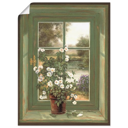 4055327287425 - Wandbild ARTLAND Wildrosen am Fenster Bilder Gr B H 30 cm x 40 cm Poster Arrangements 1 St grün Bild Poster Bilder als Alubild Leinwandbild Wandaufkleber oder in versch Größen 4055327287425 - Wandbild ARTLAND Wildrosen am Fenster Bilder Gr B H 30 cm x 40 cm Poster Arrangements 1 St grün Bild Poster Bilder als Alubild Leinwandbild Wandaufkleber oder in versch Größen