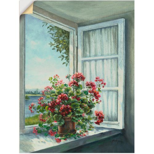 4057738232810 - Wandbild ARTLAND Geranien am Fenster Bilder Gr B H 30 cm x 40 cm Wandaufkleber - Vinyl Blumen 1 St weiß Bild Metallbild Metallbilder Bilder als Alubild Leinwandbild Wandaufkleber oder Poster in versch Größen 4057738232810 - Wandbild ARTLAND Geranien am Fenster Bilder Gr B H 30 cm x 40 cm Wandaufkleber - Vinyl Blumen 1 St weiß Bild Metallbild Metallbilder Bilder als Alubild Leinwandbild Wandaufkleber oder Poster in versch Größen