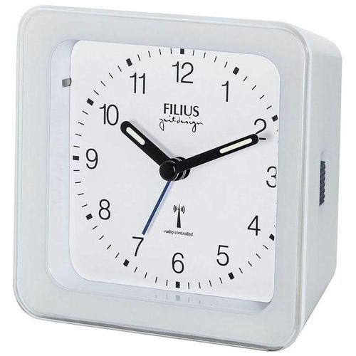 4045346095804 - Funkwecker FILIUS ZEITDESIGN weiß Wecker Wecker Schlafzimmer Leuchtzeiger Beleuchtung Weckwiederholung 4045346095804 - Funkwecker FILIUS ZEITDESIGN weiß Wecker Wecker Schlafzimmer Leuchtzeiger Beleuchtung Weckwiederholung