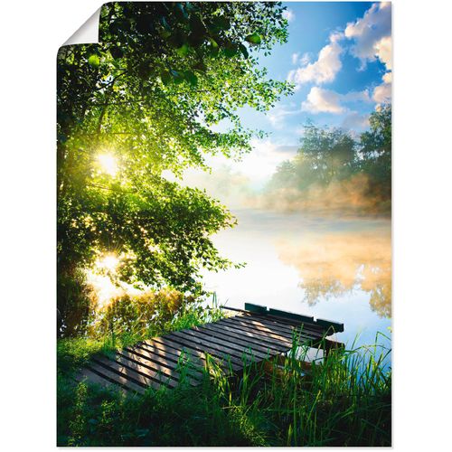 4059745780575 - Wandbild ARTLAND Angelsteg am Morgen Bilder Gr B H 45 cm x 60 cm Poster Gewässer 1 St grün Bild Metallbild Metallbilder Bilder als Alubild Leinwandbild Wandaufkleber oder Poster in versch Größen 4059745780575 - Wandbild ARTLAND Angelsteg am Morgen Bilder Gr B H 45 cm x 60 cm Poster Gewässer 1 St grün Bild Metallbild Metallbilder Bilder als Alubild Leinwandbild Wandaufkleber oder Poster in versch Größen