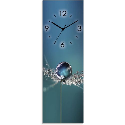 4062144606322 - Wanduhr ARTLAND Glasuhr Pusteblume Tautropfen blau Wanduhren Gr B H T 20 cm x 60 cm x 18 cm Quarzuhr blau Wanduhren wahlweise mit Quarz- oder Funhuhrwerk lautlos ohne Tickgeräusche 4062144606322 - Wanduhr ARTLAND Glasuhr Pusteblume Tautropfen blau Wanduhren Gr B H T 20 cm x 60 cm x 18 cm Quarzuhr blau Wanduhren wahlweise mit Quarz- oder Funhuhrwerk lautlos ohne Tickgeräusche