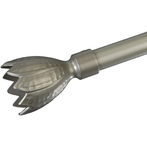 4016318195747 - Gardinenstangen-Endstück Flower Gr 1 silber (silberfarben matt) H5cm L81cm Ø2cm Gardinenstangenendstücke für Gardinenstangen Ø 20 mm 4016318195747 - Gardinenstangen-Endstück Flower Gr 1 silber (silberfarben matt) H5cm L81cm Ø2cm Gardinenstangenendstücke für Gardinenstangen Ø 20 mm
