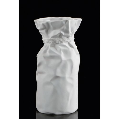 4005169301896 - Tischvase KAISER PORZELLAN Papyrus weiß B105cm H20cm T9cm Biskuitporzellan Vasen Höhe ca 20 cm