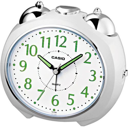 4971850867227 - Quarzwecker CASIO TQ-369-7EF silber (silberfarben) Wecker Wecker Beleuchtung Schlummerfunktion Geschenkidee Schlafzimmer 4971850867227 - Quarzwecker CASIO TQ-369-7EF silber (silberfarben) Wecker Wecker Beleuchtung Schlummerfunktion Geschenkidee Schlafzimmer