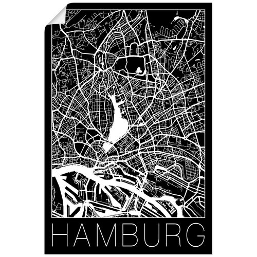 4059745966122 - Wandbild ARTLAND Retro Karte Hamburg Deutschland Schwarz Bilder Gr B H 20 cm x 30 cm Poster Deutschland Hochformat 1 St schwarz Bild Poster Bilder als Alubild Leinwandbild Wandaufkleber oder in versch Größen 4059745966122 - Wandbild ARTLAND Retro Karte Hamburg Deutschland Schwarz Bilder Gr B H 20 cm x 30 cm Poster Deutschland Hochformat 1 St schwarz Bild Poster Bilder als Alubild Leinwandbild Wandaufkleber oder in versch Größen