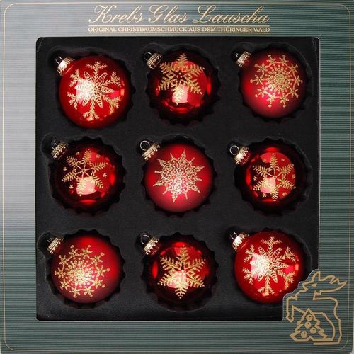 0024762909692 - Weihnachtsbaumkugel KREBS GLAS LAUSCHA Schneeflocke Weihnachtsdeko rot Christbaumschmuck Weihnachtsbaumkugeln goldfarben (rot goldfarben) Weihnachtskugeln hochwertige Christbaumkugeln aus Glas mundgeblasen rot 0024762909692 - Weihnachtsbaumkugel KREBS GLAS LAUSCHA Schneeflocke Weihnachtsdeko rot Christbaumschmuck Weihnachtsbaumkugeln goldfarben (rot goldfarben) Weihnachtskugeln hochwertige Christbaumkugeln aus Glas mundgeblasen rot