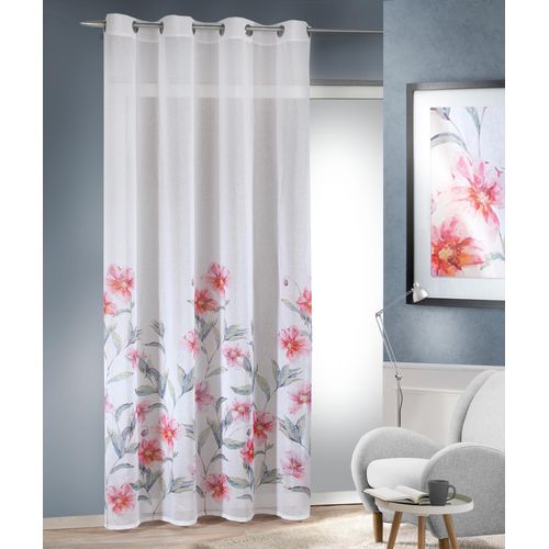 4005241833420 - Gardine Feliza Gr 1 weiß B135cm H245cm Polyester Gardinen Fertigschal 4005241833420 - Gardine Feliza Gr 1 weiß B135cm H245cm Polyester Gardinen Fertigschal