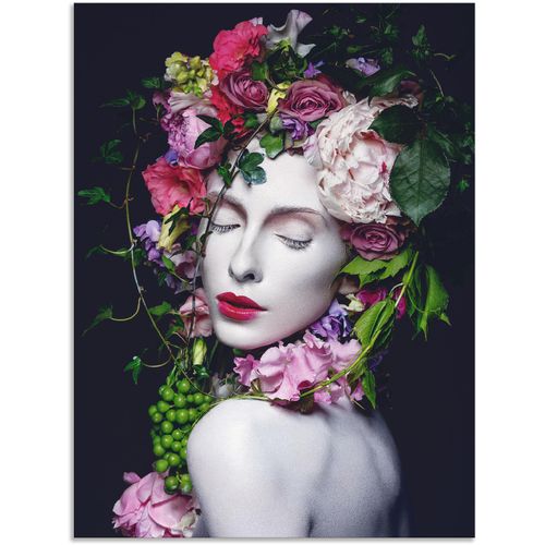 4062144602300 - Wandbild ARTLAND Schöne Blumenkönigin Bilder Gr B H 45 cm x 60 cm Alu-Dibond-Druck Bilder von Frauen Hochformat 1 St bunt Kunstdrucke als Alubild Leinwandbild Wandaufkleber oder Poster in versch Größen 4062144602300 - Wandbild ARTLAND Schöne Blumenkönigin Bilder Gr B H 45 cm x 60 cm Alu-Dibond-Druck Bilder von Frauen Hochformat 1 St bunt Kunstdrucke als Alubild Leinwandbild Wandaufkleber oder Poster in versch Größen
