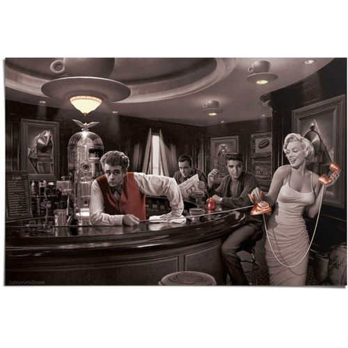 8714597362442 - Poster REINDERS Java Dreams Monroe Dean Presley Bogart schwarz (farbe bild(er) schwarz) B915cm H61cm Papier Bilder 8714597362442 - Poster REINDERS Java Dreams Monroe Dean Presley Bogart schwarz (farbe bild(er) schwarz) B915cm H61cm Papier Bilder