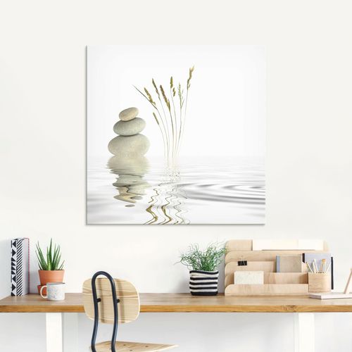 4055327039673 - Glasbild ARTLAND Zen Friede weiß (farbe bild(er) weiß) B20cm H20cm Bilder in verschiedenen Größen 4055327039673 - Glasbild ARTLAND Zen Friede weiß (farbe bild(er) weiß) B20cm H20cm Bilder in verschiedenen Größen