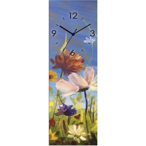4062144604205 - Wanduhr ARTLAND Glasuhr Wildblumenwiese Wanduhren Gr B H T 20 cm x 60 cm x 18 cm Quarzuhr bunt Wanduhren wahlweise mit Quarz- oder Funhuhrwerk lautlos ohne Tickgeräusche 4062144604205 - Wanduhr ARTLAND Glasuhr Wildblumenwiese Wanduhren Gr B H T 20 cm x 60 cm x 18 cm Quarzuhr bunt Wanduhren wahlweise mit Quarz- oder Funhuhrwerk lautlos ohne Tickgeräusche