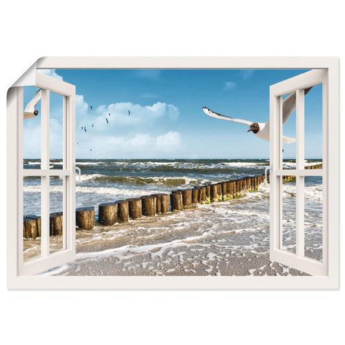 4055327645850 - Wandbild ARTLAND Fensterblick - Ostsee Bilder Gr B H 70 cm x 50 cm Poster Fensterblick Querformat 1 St weiß Bild Poster Bilder als Leinwandbild Wandaufkleber oder in versch Größen 4055327645850 - Wandbild ARTLAND Fensterblick - Ostsee Bilder Gr B H 70 cm x 50 cm Poster Fensterblick Querformat 1 St weiß Bild Poster Bilder als Leinwandbild Wandaufkleber oder in versch Größen