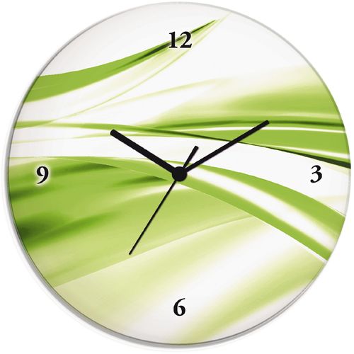 4055327065948 - Wanduhr ARTLAND Abstrakte Welle Wanduhren Gr T 18 cm Quarzuhr grün Wanduhren wahlweise mit Quarz- oder Funhuhrwerk lautlos ohne Tickgeräusche 4055327065948 - Wanduhr ARTLAND Abstrakte Welle Wanduhren Gr T 18 cm Quarzuhr grün Wanduhren wahlweise mit Quarz- oder Funhuhrwerk lautlos ohne Tickgeräusche