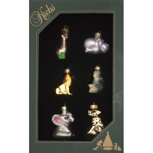 0024762243215 - Christbaumschmuck KREBS GLAS LAUSCHA Mini Zoo Set Multicolor 35cm bunt (mehrfarbig) B4cm H23cm T14cm Glas Weihnachtsbaumschmuck Christbaumschmuck aus Glas mundgeblasen handgefertigt mini Figuren 0024762243215 - Christbaumschmuck KREBS GLAS LAUSCHA Mini Zoo Set Multicolor 35cm bunt (mehrfarbig) B4cm H23cm T14cm Glas Weihnachtsbaumschmuck Christbaumschmuck aus Glas mundgeblasen handgefertigt mini Figuren