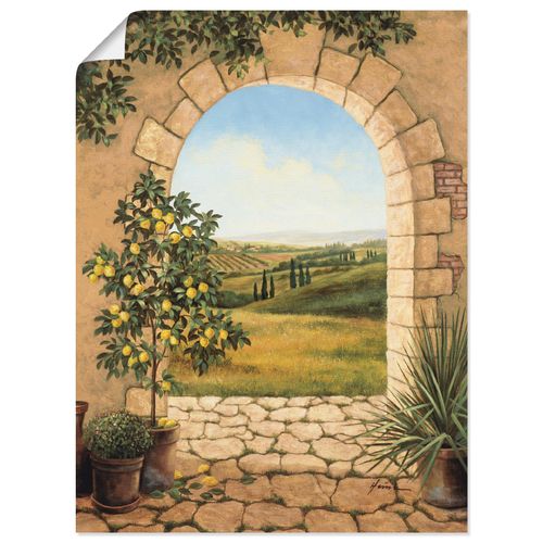 4055327287524 - Wandbild ARTLAND Zitronenbaum vorm Torbogen Bilder Gr B H 45 cm x 60 cm Poster Fensterblick 1 St beige (naturfarben) Bild Poster Bilder als Alubild Leinwandbild Wandaufkleber oder in versch Größen 4055327287524 - Wandbild ARTLAND Zitronenbaum vorm Torbogen Bilder Gr B H 45 cm x 60 cm Poster Fensterblick 1 St beige (naturfarben) Bild Poster Bilder als Alubild Leinwandbild Wandaufkleber oder in versch Größen