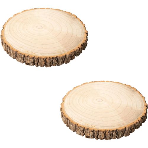 4064118995593 - Dekoteller CREATIV DECO Weihnachtsdeko braun H400cm Ø3300cm Holz Dekoschalen Naturholz-Scheibe - jeder Artikel individuell gemasert 4064118995593 - Dekoteller CREATIV DECO Weihnachtsdeko braun H400cm Ø3300cm Holz Dekoschalen Naturholz-Scheibe - jeder Artikel individuell gemasert
