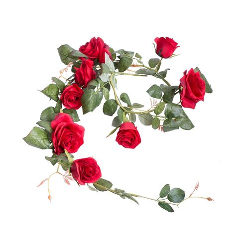 8505454020731 - Kunstblume BOTANIC-HAUS Rosengirlande Dijon Kunstpflanzen Gr Ø H 10 cm x 10 cm 1 St rot Kunst-Blumen Kunstpflanzen 8505454020731 - Kunstblume BOTANIC-HAUS Rosengirlande Dijon Kunstpflanzen Gr Ø H 10 cm x 10 cm 1 St rot Kunst-Blumen Kunstpflanzen