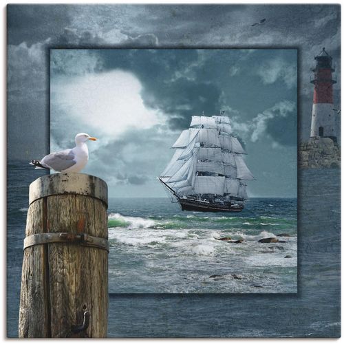 4055327371728 - Wandbild ARTLAND Maritime Collage mit Segelschiff Bilder Gr B H 70 cm x 70 cm Leinwandbild Boote & Schiffe 1 St blau Bild Kunstdruck Kunstdrucke Bilder als Leinwandbild Wandaufkleber oder Poster in versch Größen 4055327371728 - Wandbild ARTLAND Maritime Collage mit Segelschiff Bilder Gr B H 70 cm x 70 cm Leinwandbild Boote & Schiffe 1 St blau Bild Kunstdruck Kunstdrucke Bilder als Leinwandbild Wandaufkleber oder Poster in versch Größen