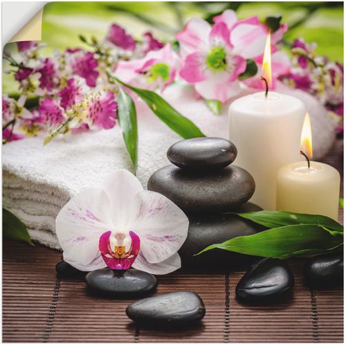 4062144593776 - Wandbild ARTLAND Spa Orchideen Bambus Kerze Bilder Gr B H 70 cm x 70 cm Wandaufkleber - Vinyl Zen Bilder quadratisch 1 St pink Kunstdrucke als Alubild Leinwandbild Wandaufkleber oder Poster in versch Größen 4062144593776 - Wandbild ARTLAND Spa Orchideen Bambus Kerze Bilder Gr B H 70 cm x 70 cm Wandaufkleber - Vinyl Zen Bilder quadratisch 1 St pink Kunstdrucke als Alubild Leinwandbild Wandaufkleber oder Poster in versch Größen