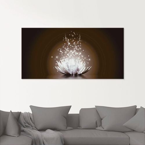 4058661625533 - Glasbild ARTLAND Magie der Lotus-Blume Bilder Gr B H 20 cm x 20 cm Blumen 1 St braun Glasbilder Bilder in verschiedenen Größen 4058661625533 - Glasbild ARTLAND Magie der Lotus-Blume Bilder Gr B H 20 cm x 20 cm Blumen 1 St braun Glasbilder Bilder in verschiedenen Größen