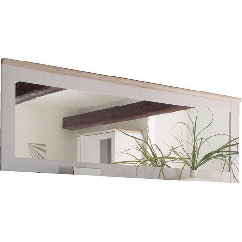 5901730905908 - Spiegel HBZ Romance Landhaustil BxHxT 96x92x4 cm weiß (sibiu lärche san remo hell) B186cm H63cm T4cm Holzwerkstoff Spiegel Absetzung in Eiche San Remo hell 5901730905908 - Spiegel HBZ Romance Landhaustil BxHxT 96x92x4 cm weiß (sibiu lärche san remo hell) B186cm H63cm T4cm Holzwerkstoff Spiegel Absetzung in Eiche San Remo hell