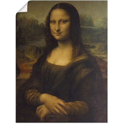 4055327554954 - Wandbild ARTLAND Mona Lisa Um 1503 Bilder Gr B H 45 cm x 60 cm Poster Porträts 1 St braun Bild Leinwandbild Kunstdrucke Bilder als Leinwandbild Wandaufkleber oder Poster in versch Größen 4055327554954 - Wandbild ARTLAND Mona Lisa Um 1503 Bilder Gr B H 45 cm x 60 cm Poster Porträts 1 St braun Bild Leinwandbild Kunstdrucke Bilder als Leinwandbild Wandaufkleber oder Poster in versch Größen