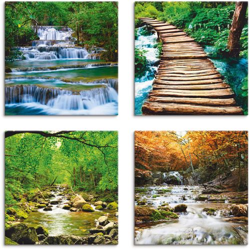 4055327070904 - Leinwandbild ARTLAND Wasserfall Herbstwald Fluß Smolny Bilder Gr B H 20 cm x 20 cm Leinwandbild Gewässer quadratisch 4 St grün Bild Leinwandbild Leinwandbilder Bilder 4er Set verschiedene Größen 4055327070904 - Leinwandbild ARTLAND Wasserfall Herbstwald Fluß Smolny Bilder Gr B H 20 cm x 20 cm Leinwandbild Gewässer quadratisch 4 St grün Bild Leinwandbild Leinwandbilder Bilder 4er Set verschiedene Größen