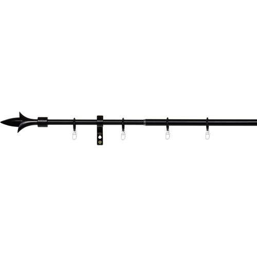 4040255651677 - Gardinenstange MYDECO lance Gardinenstangen Gr L 130 cm - 240 cm Ø 16 mm 1 St 1 läufig schwarz Gardinenstange Gardinenstangen Wandmontage 4040255651677 - Gardinenstange MYDECO lance Gardinenstangen Gr L 130 cm - 240 cm Ø 16 mm 1 St 1 läufig schwarz Gardinenstange Gardinenstangen Wandmontage