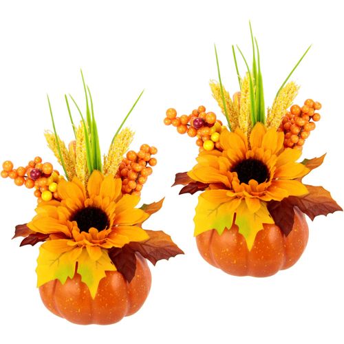 4019844791100 - Gestecke IGEA Sonnenblume gelb (gelb orange) B13cm H18cm L12cm Obermaterial 60% Kunststoff 40% Polyester Kunstpflanzen Herbstblumen 4019844791100 - Gestecke IGEA Sonnenblume gelb (gelb orange) B13cm H18cm L12cm Obermaterial 60% Kunststoff 40% Polyester Kunstpflanzen Herbstblumen