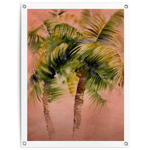 8714597638714 - Poster REINDERS Painted Palm Trees braun (farbe bild(er) braun) B60cm H80cm T01cm Leinwand Bilder Outdoor für Garten oder Balkon 8714597638714 - Poster REINDERS Painted Palm Trees braun (farbe bild(er) braun) B60cm H80cm T01cm Leinwand Bilder Outdoor für Garten oder Balkon