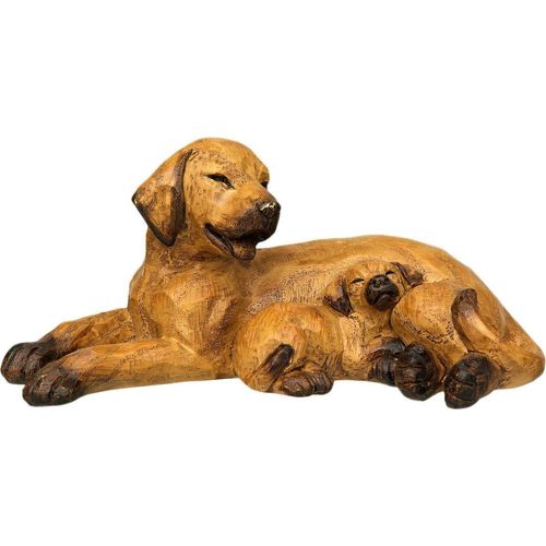 4050223710015 - Dekofigur Hund mit Welpe Dekofiguren Gr Ø braun Deko-Objekte Dekofiguren liegend 4050223710015 - Dekofigur Hund mit Welpe Dekofiguren Gr Ø braun Deko-Objekte Dekofiguren liegend