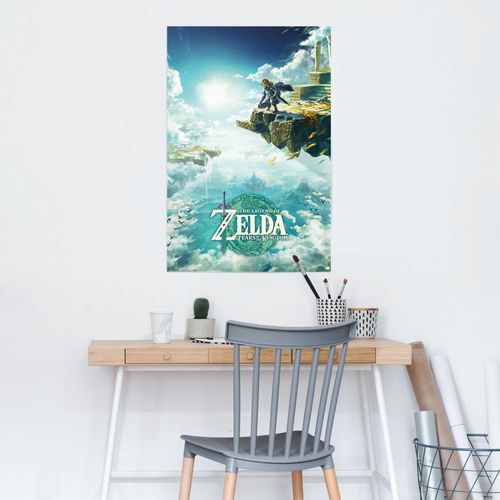 8714597661965 - Poster REINDERS Legends of Zelda blau (farbe bild(er) blau) B61cm H915cm T01cm Holzwerkstoff Bilder