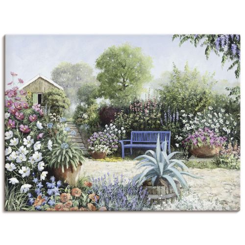 4055327485807 - Wandbild ARTLAND Ruhiger Garten Bilder Gr B H 40 cm x 30 cm Leinwandbild Garten Querformat 1 St grün Bild Leinwandbild Kunstdrucke Bilder als Leinwandbild Wandaufkleber oder Poster in versch Größen 4055327485807 - Wandbild ARTLAND Ruhiger Garten Bilder Gr B H 40 cm x 30 cm Leinwandbild Garten Querformat 1 St grün Bild Leinwandbild Kunstdrucke Bilder als Leinwandbild Wandaufkleber oder Poster in versch Größen