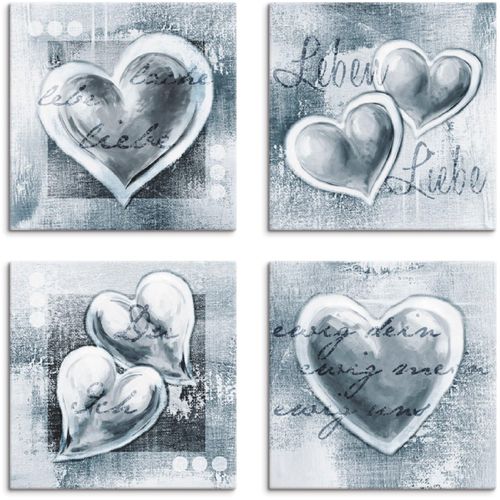 4062144354315 - Leinwandbild ARTLAND Lache Lebe Liebe Leben Bilder Gr B H 20 cm x 20 cm Leinwandbild Herzen quadratisch 4 St grau Bild Leinwandbild Leinwandbilder Bilder 4er Set verschiedene Größen 4062144354315 - Leinwandbild ARTLAND Lache Lebe Liebe Leben Bilder Gr B H 20 cm x 20 cm Leinwandbild Herzen quadratisch 4 St grau Bild Leinwandbild Leinwandbilder Bilder 4er Set verschiedene Größen