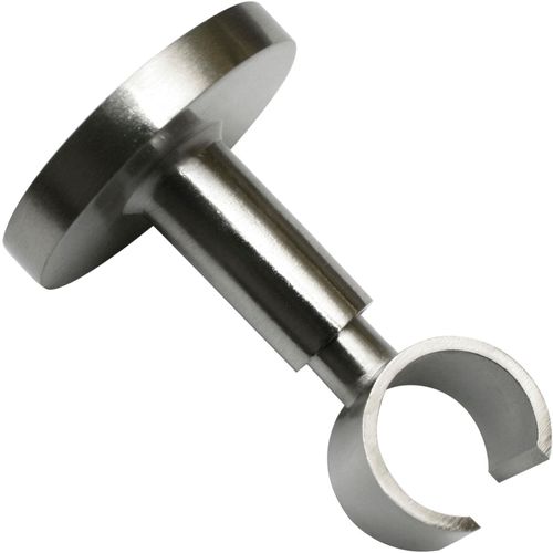 4003018342991 - Deckenträger für Gardinenstangen Deckenträger Gardinenstangen Gardinenstangenhalterungen Gr Länge 6 cm silberfarben (edelstahlfarben) Gardinenstangenhalter Serie Einzelprogramm Chicago Ø 20 mm