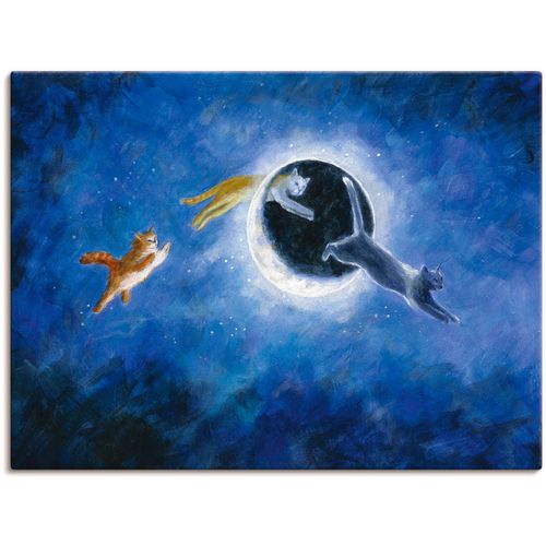 4055327379793 - Wandbild ARTLAND In der Nacht sind alle Katzen grau Bilder Gr B H 120 cm x 90 cm Leinwandbild Haustiere 1 St blau Bild Kunstdruck Kunstdrucke Bilder als Leinwandbild Wandaufkleber oder Poster in versch Größen 4055327379793 - Wandbild ARTLAND In der Nacht sind alle Katzen grau Bilder Gr B H 120 cm x 90 cm Leinwandbild Haustiere 1 St blau Bild Kunstdruck Kunstdrucke Bilder als Leinwandbild Wandaufkleber oder Poster in versch Größen